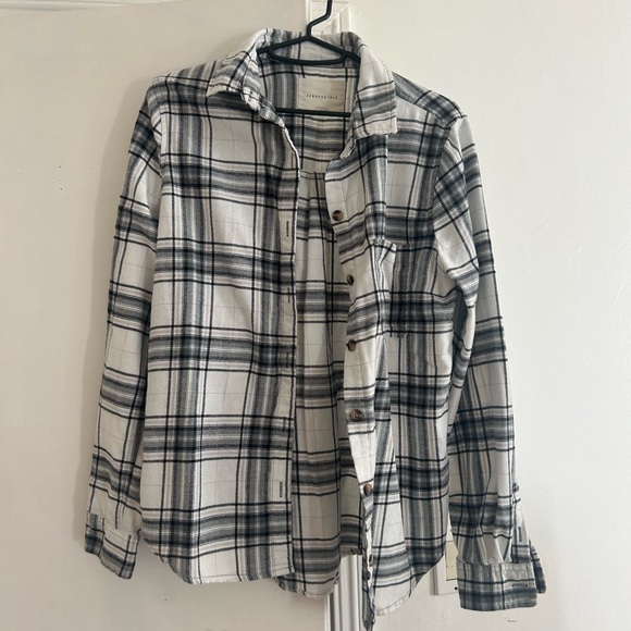 Aeropostale Tops - Aeropostale Flannel B&W